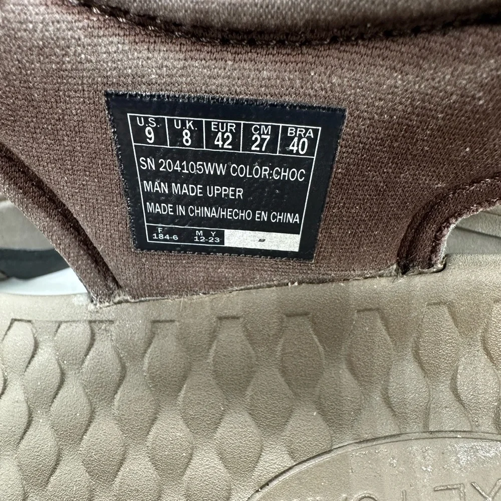 Skechers Men’s Relaxed Fit Tresmen Garo Chocolate Sandals #204105 Size 9 Wide - Picture 8 of 11